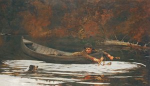 Chien et Chasseur, 1892 - Winslow Homer