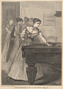 Jessie est restée seule à table - Winslow Homer