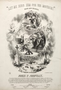 Let me Kiss him for his Mothers - Sheet Music Cover - Winslow Homer