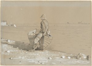 Regardant dehors - Winslow Homer