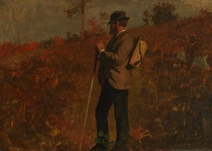 Homme avec un sac à dos - Winslow Homer