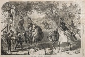 Fête du 1er mai à la campagne, 1859 - Winslow Homer
