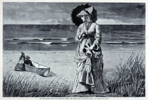 On the Beach--Two are Company, Three are None, tiré de Harper