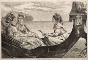Sur la plage de Long Branch, 1870