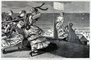Sur la falaise de Long Branch, à l