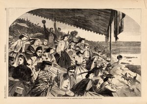 Our Watering Places--Horse-racing at Saratoga, tiré de Harper