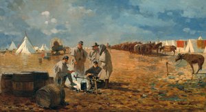 Jour de pluie au camp, 1871