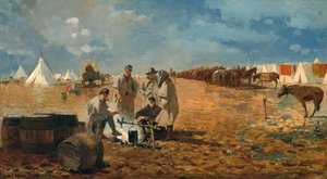 Jour de pluie au camp, 1871