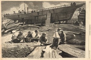 Construction navale, port de Gloucester, de Harper
