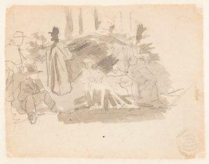 Soldats campant - Winslow Homer