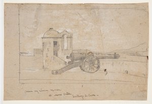Étude pour "Projecteur, Entrée du port, Santiago de Cuba"