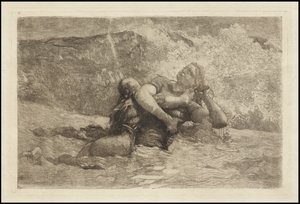 Étude pour Undertow - Winslow Homer