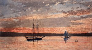 Coucher de soleil à Gloucester