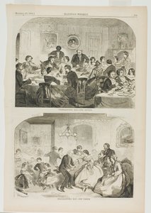Le jour de Thanksgiving - Le dîner et le jour de Thanksgiving - La danse - Winslow Homer