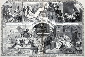 Thanksgiving Day, 1860, Les deux grandes classes de la société, extrait de Harper