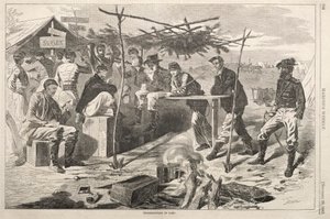 Action de grâce au camp, 1862