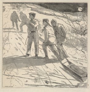 The Midnight Coast, extrait du Riverside Magazine for Young People, janvier 1867 - Winslow Homer