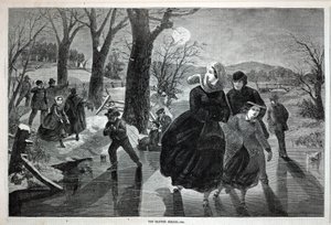 The Skating Season--1862, extrait de Harper