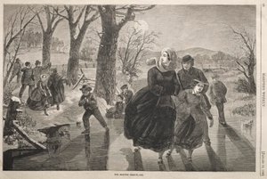 La saison de patinage - 1862 - Winslow Homer
