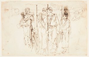 Les Blessés marchant