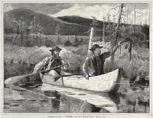 Piégeage dans les Adirondacks, 1870