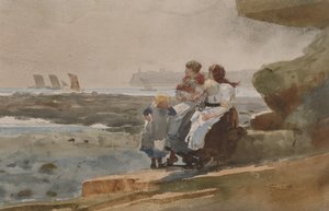 Sous la falaise, Cullercoats, c.1881