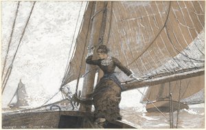 Fille de yachting