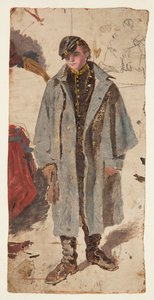 Jeune Soldat, Esquisse d