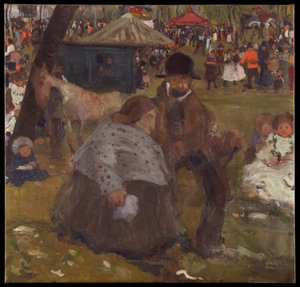 Fête foraine de la Pentecôte près de Cracovie - Witold Wojtkiewicz