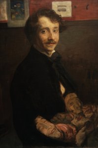 Autoportrait avec masques - Wojciech Weiss