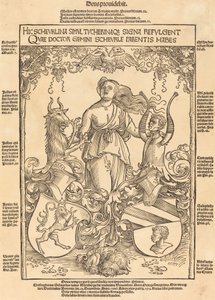 Blason des familles Scheurl et Tucher