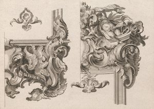 Suggestion pour la décoration du coin inférieur droit et du coin supérieur droit d
