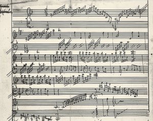 Autographe musical - Wolfgang Amadeus Mozart