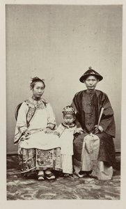 Couple chinois avec enfant - Woodbury and Page