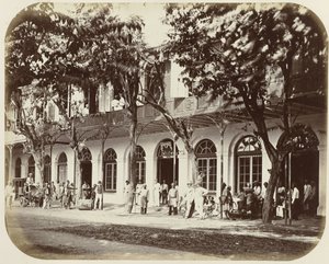 Maisons de commerce sur la Kali Besar - Woodbury and Page