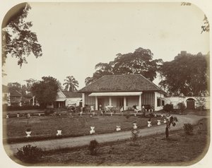 Maison sur la place du Roi à Batavia