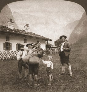 Montagnards bavarois, Allemagne, 1898