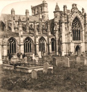 Abbaye de Melrose, Melrose, Écosse, 1896 - Works and Sun Sculpture Studios