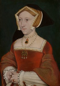 Néerlandais : Portrait de Jane Seymour (1509-1537) Portrait de Jane Seymour (1509-1537) - Workshop of Hans Holbein the Younger