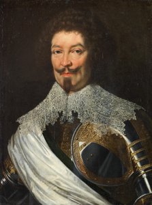 Portrait de Charles de Lorraine, quatrième duc de Guise en armure - Workshop of Justus Sustermans