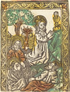 Le Christ au mont des Oliviers - Workshop of Master of the Borders with