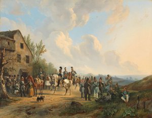 Scène de la campagne des Dix Jours contre la révolte belge, août 1831
