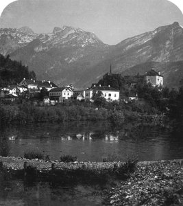 Golling et Tennengebirge, Salzbourg, Autriche, vers 1900