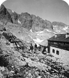 Cabane Simony, Salzkammergut, Autriche, vers 1900 - Wurthle and Sons
