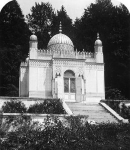Le kiosque mauresque au palais de Linderhof, Bavière, Allemagne, vers 1900 - Wurthle and Sons