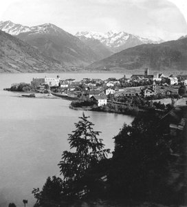 Zell am See, Salzbourg, Autriche, vers 1900