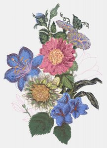 Bouquet floral éclatant - XHOZUCAN