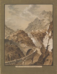 Pont du Diable vers la montagne du Gothard en Suisse - Xaver Triner