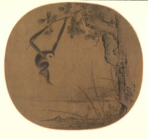 Gibbon se balançant, fin des années 1100 - 1er quart des années 1200 - Xia Gui