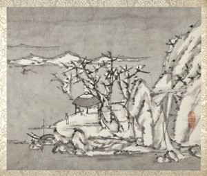 Paysage et figure, tiré d